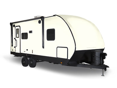 3M 2080 Satin Pearl White Travel Trailer Wraps