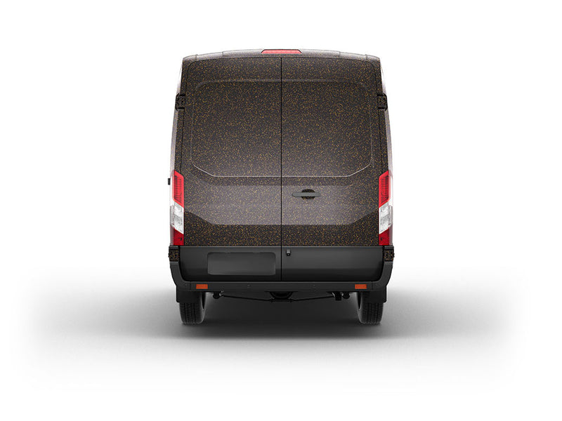 3M 2080 Satin Gold Dust Black Van Vinyl Wraps