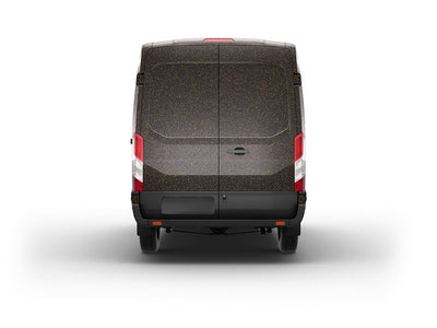 3M 2080 Satin Gold Dust Black Van Vinyl Wraps