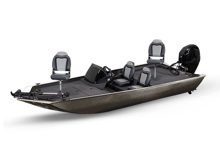 3M 2080 Satin Gold Dust Black Fish & Ski Boat Do-It-Yourself Wraps