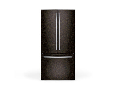 3M 2080 Satin Gold Dust Black DIY Built-In Refrigerator Wraps