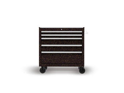 3M 2080 Satin Gold Dust Black DIY Tool Cabinet Wraps