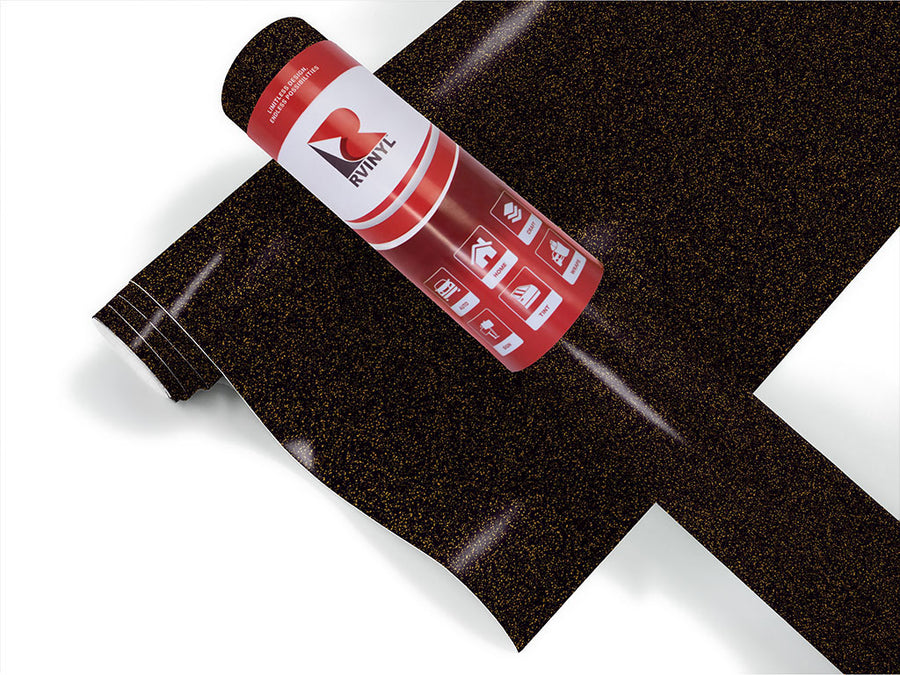 3M™ 2080 Satin Gold Dust Black Wheel Wrap Roll