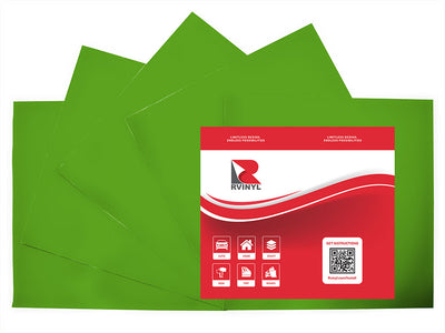 3M 3630 Brilliant Green Craft Vinyl Sheet Pack