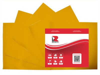 3M 3630 Golden Yellow Craft Vinyl Sheet Pack