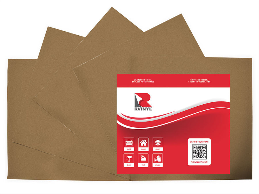 3M 3630 Gold Metallic Craft Vinyl Sheet Pack