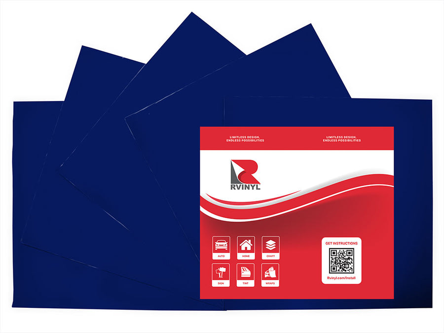 3M 3630 European Blue Craft Vinyl Sheet Pack