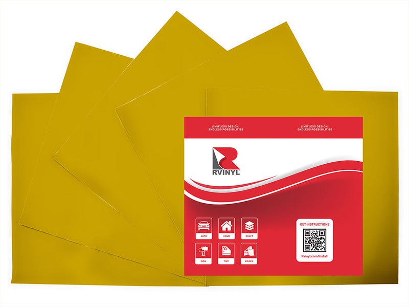 3M 3630 Yellow Craft Vinyl Sheet Pack
