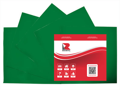 3M 3630 Vivid Green Craft Vinyl Sheet Pack