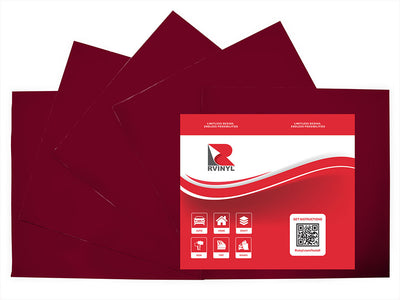 3M 3630 Burgundy Craft Vinyl Sheet Pack