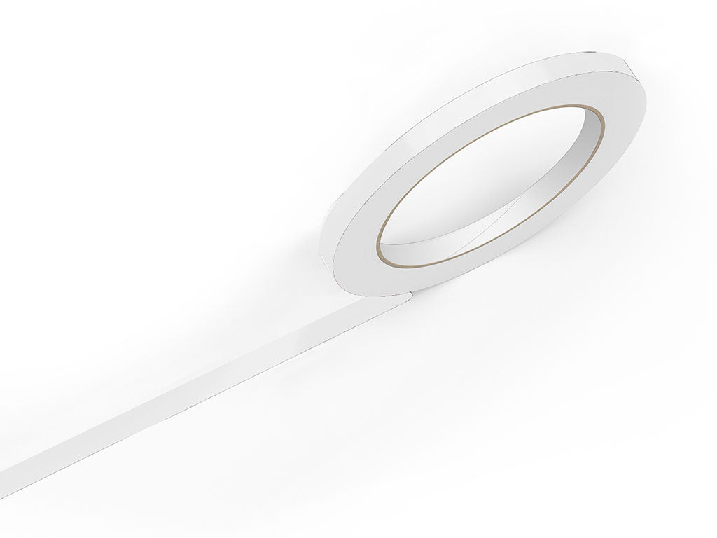 White pinstriping roll for automotive trim
