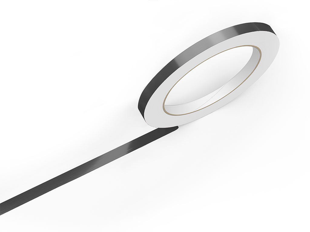 Matte black pinstriping roll for car graphics