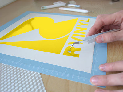 3M 50 Lemon Yellow Graphics Easy Weed Craft Vinyl
