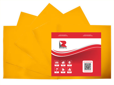 3M 50 Sunflower Yellow Graphics Craft Vinyl Sheet Pack