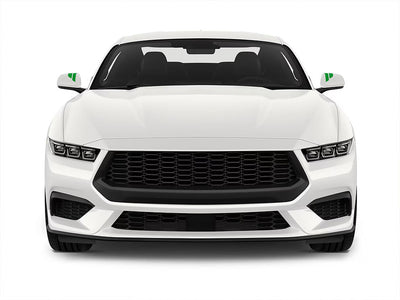 3M Bright Green Double Round Mirror Stripe Graphic