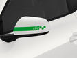 3M Bright Green Hexagon Side View Mirror Sticker