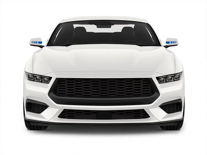 3M Azure Blue Arrow Mirror Stripe Graphic