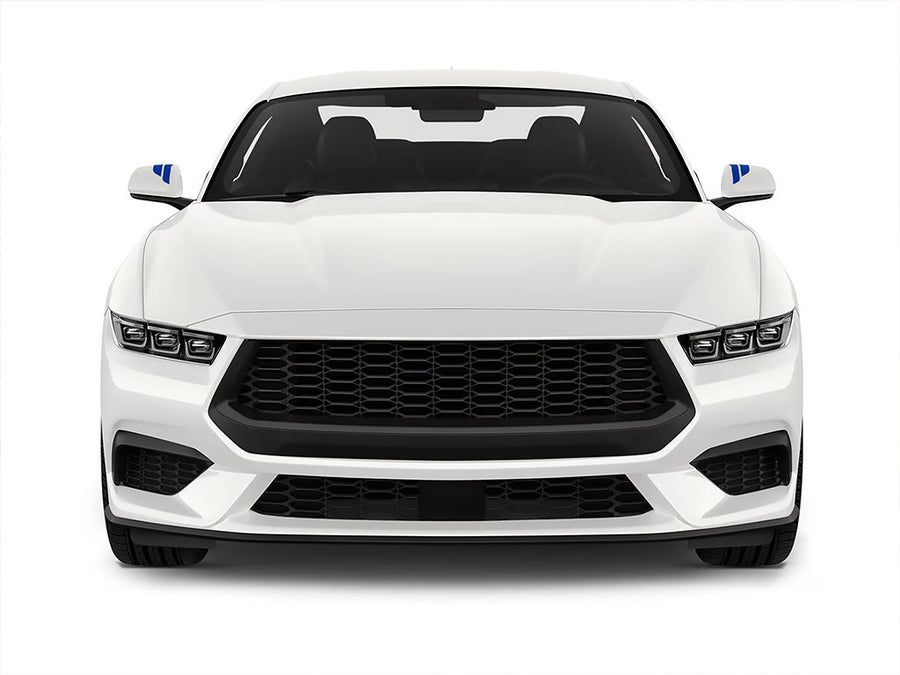 3M Sapphire Blue Double Round Mirror Stripe Graphic