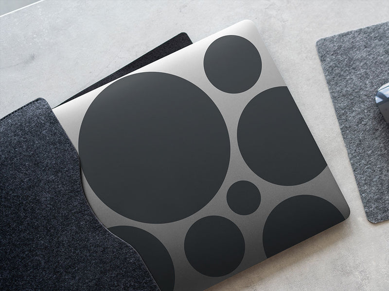 3M 50 Nimbus Gray Graphics DIY Laptop Stickers