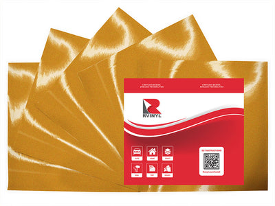 Yellow Reflective Craft Vinyl Sheet Pack