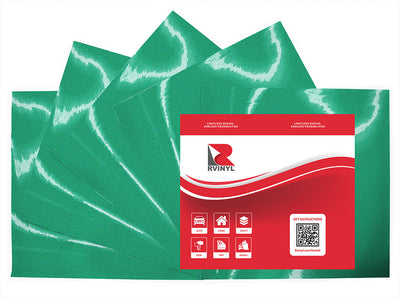 Light Green Reflective Craft Vinyl Sheet Pack