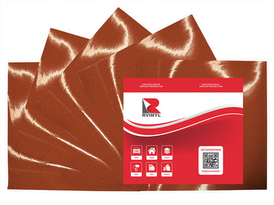Brown Reflective Craft Vinyl Sheet Pack