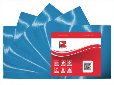 3M 680 Light Blue Reflective Craft Vinyl Sheet Pack