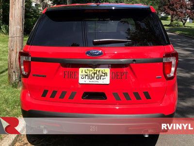 3M™ 680 Black Reflective Emergency Vehicle Decals - Daytime