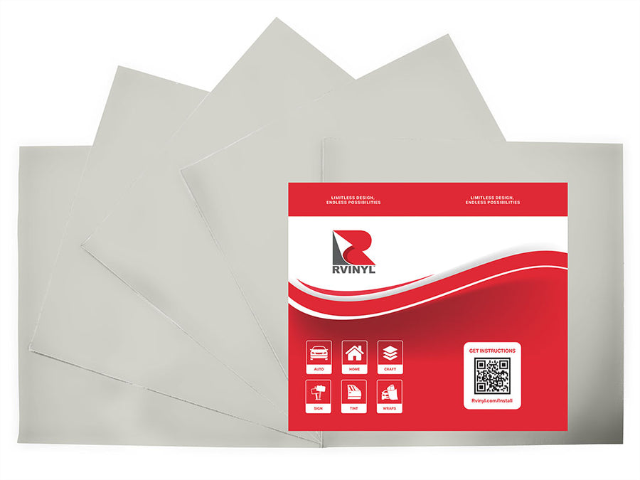 3M 7125 Pearl Gray Craft Vinyl Sheet Pack