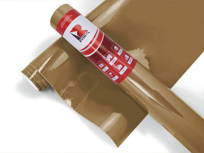 3M 7125 Scotchcal Satin Gold Color Swatch