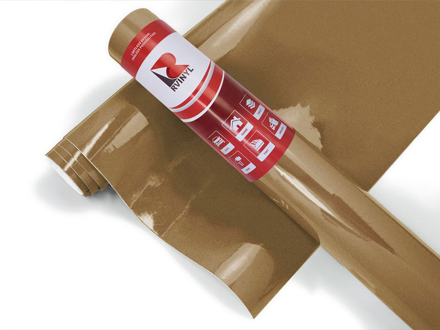 3M 7125 Satin Gold Craft Vinyl Roll