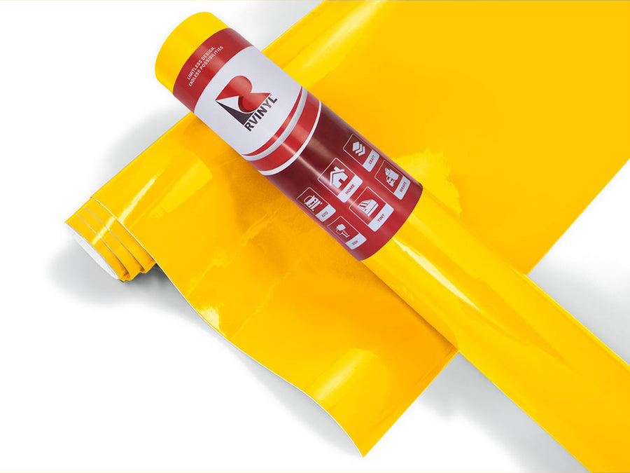 3M 7125 Scotchcal Bright Yellow Color Swatch