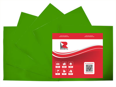 3M 7125 Apple Green Craft Vinyl Sheet Pack