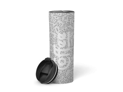 3M 7125 Matte White Water Bottle DIY Stickers