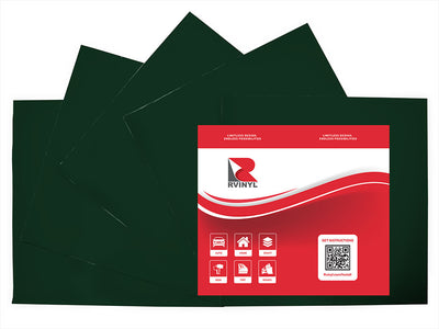 3M 7125 Bottle Green Craft Vinyl Sheet Pack