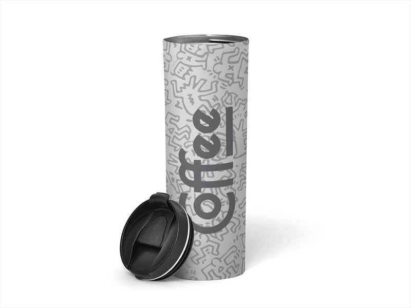 3M 7125 Dark Gray Water Bottle DIY Stickers