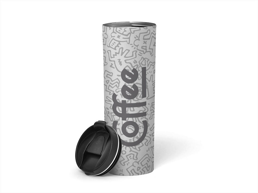 3M 7125 Dark Gray Water Bottle DIY Stickers