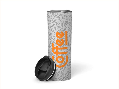 3M 7125 Light Orange Water Bottle DIY Stickers