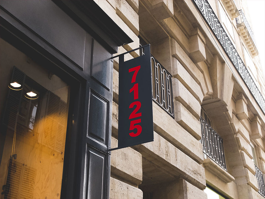 3M 7125 Scotchcal Geranium Building Sign
