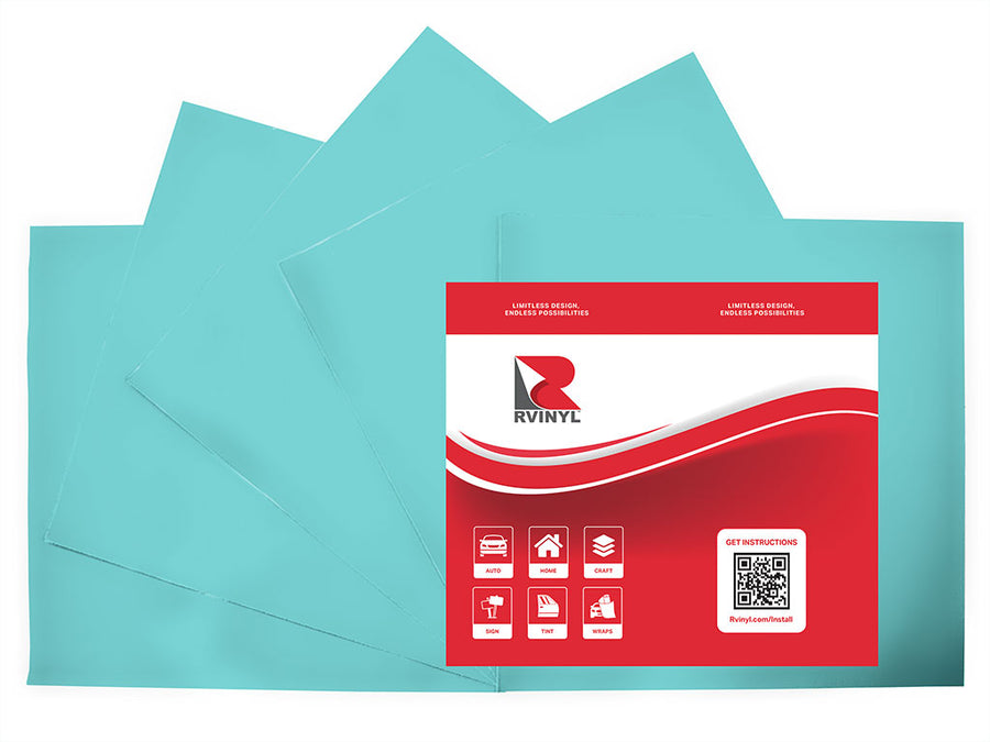 3M 7125 Robin Egg Blue Craft Vinyl Sheet Pack