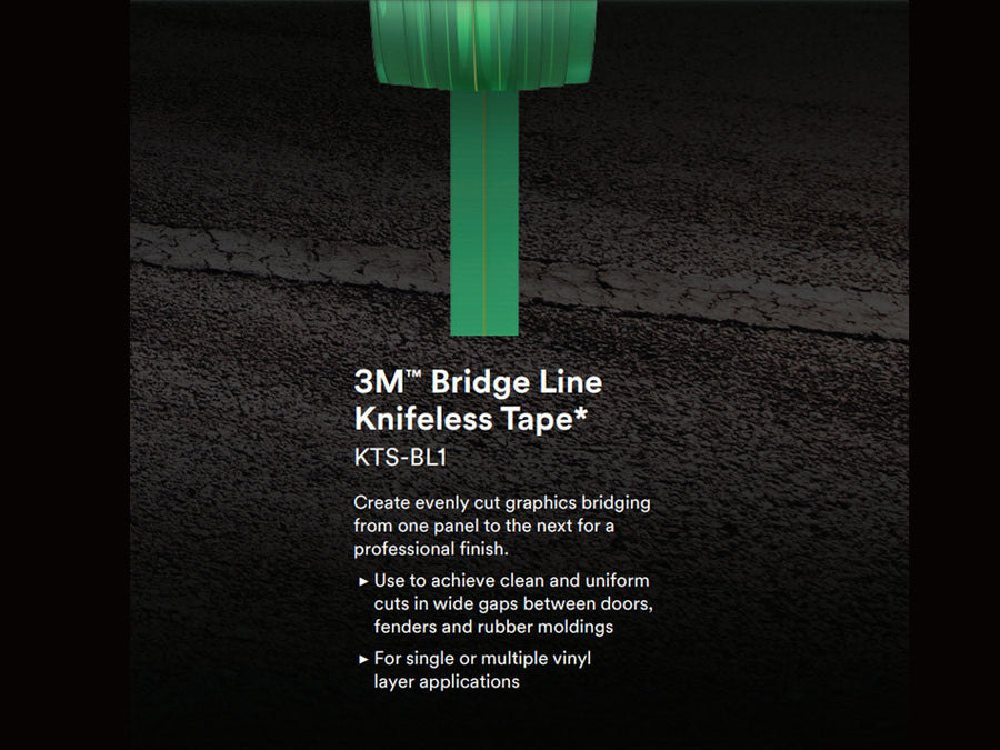 3M Knifeless Bridge Line Tape For Uniform Gap Cutting