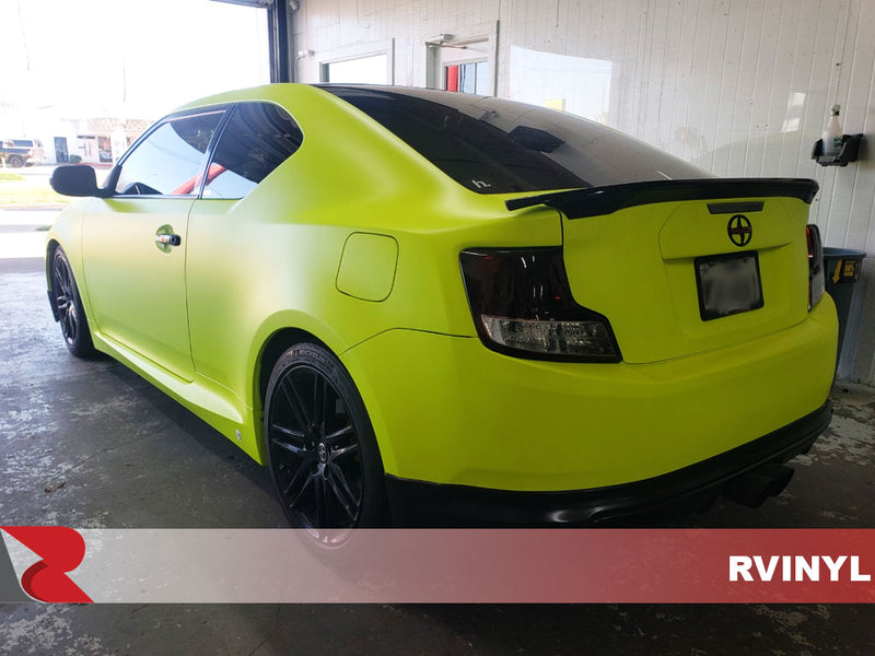 3M 1080 Satin Neon Fluorescent Yellow Rear DIY Wrap