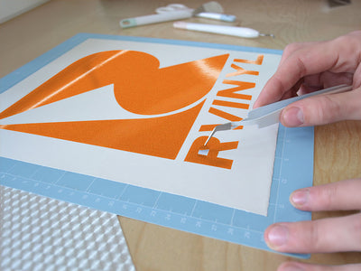 Orange Reflective Easy Weed Craft Vinyl