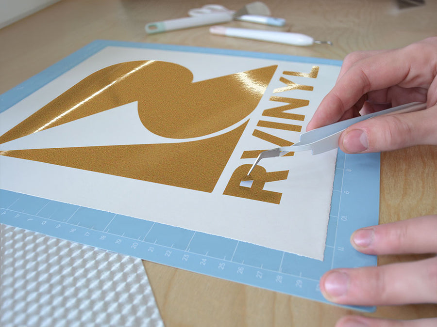 Rich Gold Reflective Easy Weed Craft Vinyl