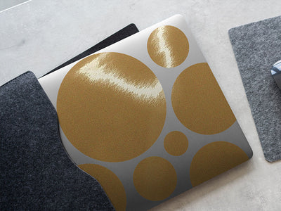Rich Gold Reflective DIY Laptop Stickers