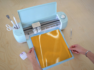 Yellow Reflective Cricut Compatible Vinyl