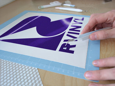 Royal Purple Reflective Easy Weed Craft Vinyl