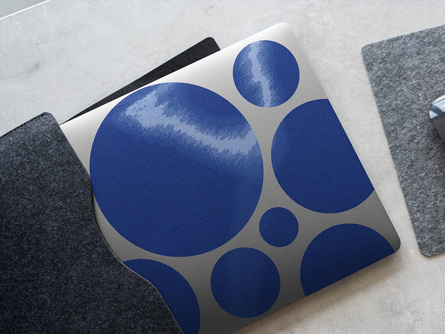 Blue Reflective DIY Laptop Stickers