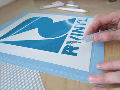 Light Blue Reflective Easy Weed Craft Vinyl