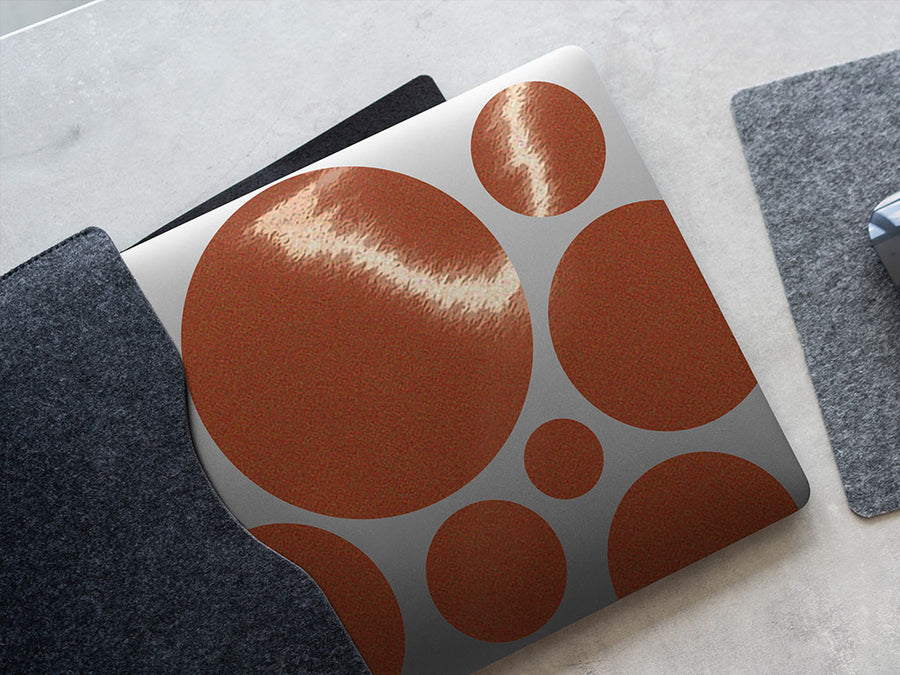 Brown Reflective DIY Laptop Stickers